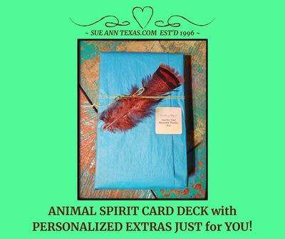 Animal Spirit Card Deck with Added Personalized Touches Just for You! - SueAnnTexas.Com & The Shoppe