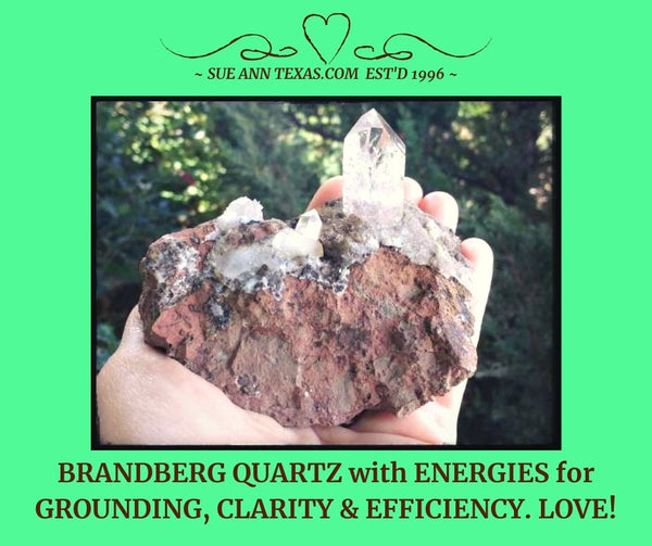 Brandberg Quartz. Super Clear & Grounding, Clarity & Efficiency Energies. I Just Love This One.... Can't Quite Explain It :) - SueAnnTexas.Com & The Shoppe