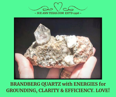 Brandberg Quartz. Super Clear & Grounding, Clarity & Efficiency Energies. I Just Love This One.... Can't Quite Explain It :) - SueAnnTexas.Com & The Shoppe