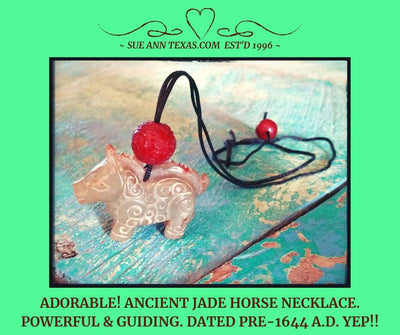 Rare Ancient Horse Dated Pre-1644 A.D. with Wise, Wonderful, Happy & Elevating Guide Energies! - SueAnnTexas.Com & The Shoppe