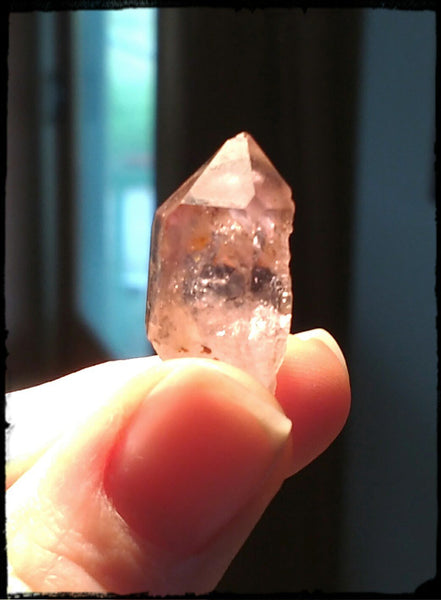 SOLD: Brandberg Quartz Pocket Point with Purple & Smoke Tint - SueAnnTexas.Com & The Shoppe